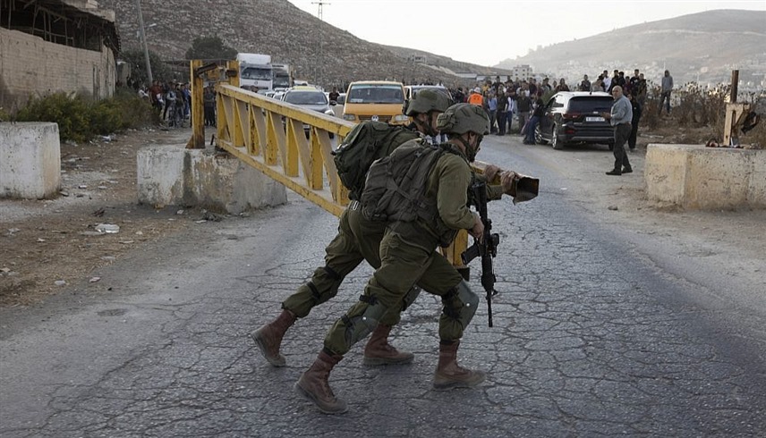حاجز أمني للجيش الإسرائيلي في الضفة الغربية (أرشيف)
