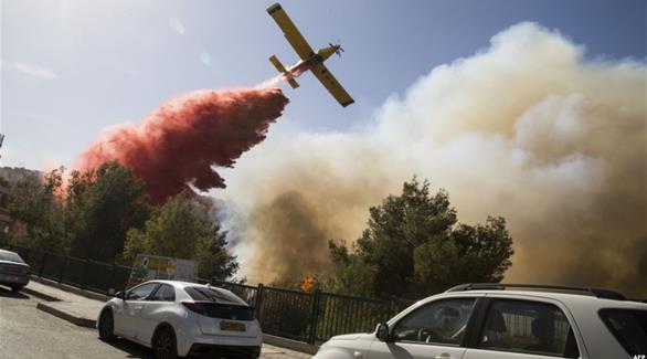 استمرار موجة الحرائق في أنحاء مختلفة من "إسرائيل" (أرشيف)