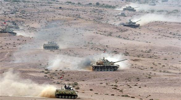 التدريب العسكري المصري الأردني(المصدر)