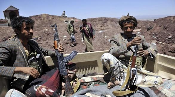 مسلحون حوثيون في محافظة إب اليمنية (أرشيف)