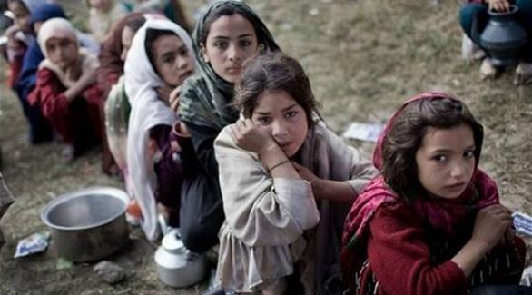 أطفال أفغانيون نازحون (أرشيف)