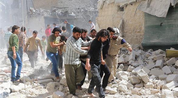 قصف على شرق حلب (أرشيف)