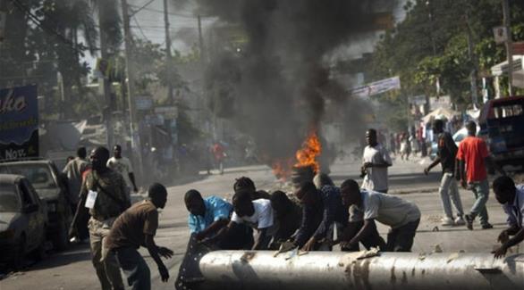 تظاهرات في هايتي (أرشيف)