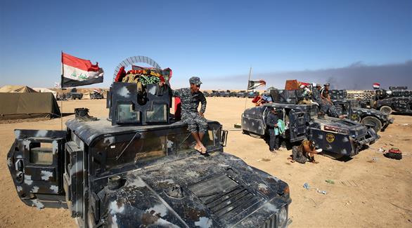 عناصر من القوات العراقية قرب الموصل (أرشيف)