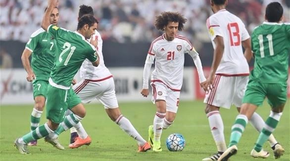 مباراة الإمارات والعراق (تويتر)