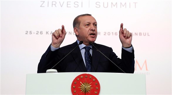 رجب طيب أردوغان أمام مؤتمر للنساء في اسطنبول (اي بي ايه)