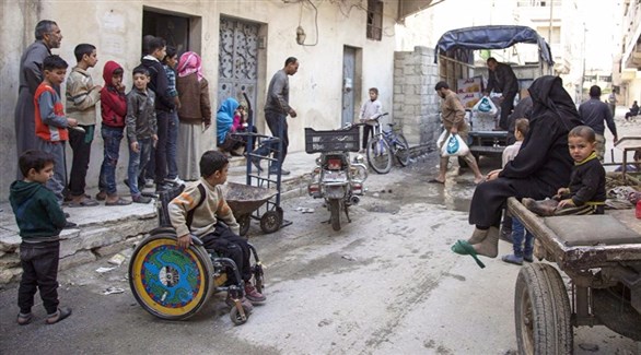 عائلات تنزح من منازلها في سوريا (أرشيف / أ ف ب)