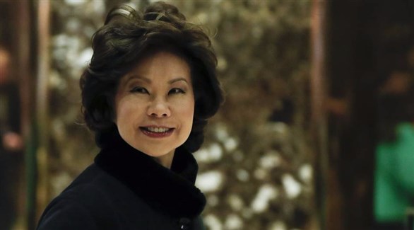  وزيرة العمل السابقة إيلين تشاو (أ ب)