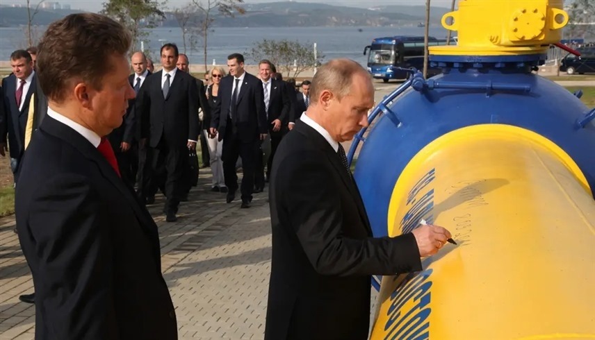 الرئيس الروسي يوقع افتتاح خط أنابيب نورستريم2 (أرشيف)