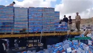 إسرائيليون يمنعون مرور شاحنات المساعدات من الضفة إلى غزة