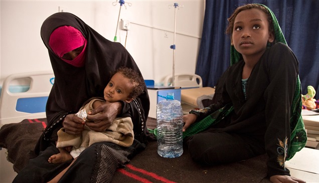 في مناطق الحوثيين.. الأمم المتحدة تُحذّر من تفشي الكوليرا في اليمن