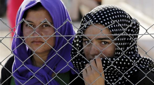 لاجئات يزيديات فررن من داعش(رويترز)