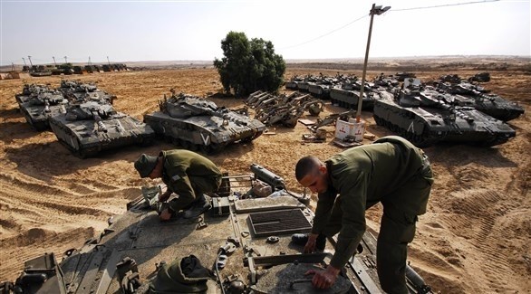 تعزيزات عسكرية إسرائيلية في محيط قطاع غزة (أرشيف)