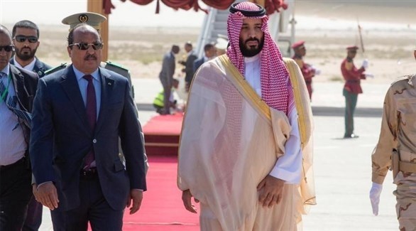 ولي العهد السعودي والرئيس الموريتاني (الصحراء ميديا)