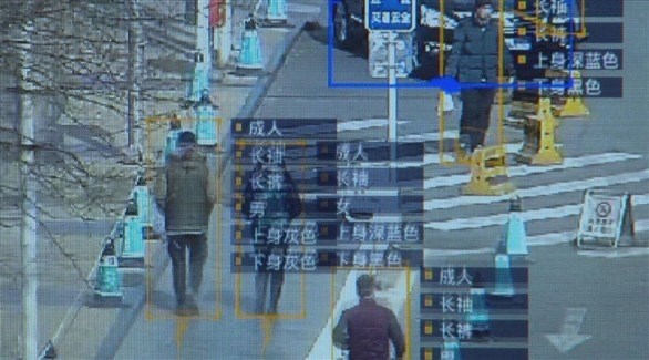 لقطة عن أحد أجهزة المراقبة في الصين (أرشيف)