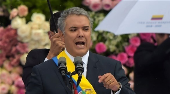 الرئيس الكولومبي إيفان دوكو (أرشيف)