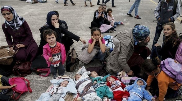 لاجئات سوريات مع أطفالهن (أرشيف)