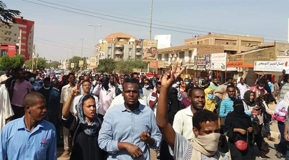 مظاهرة في العاصمة السودانية الخرطوم (أرشيف)