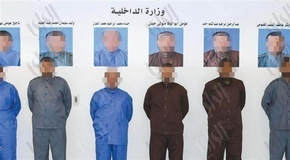 أعضاء الخلية الإخوانية المصرية المقبوض عليها في الكويت (راي)