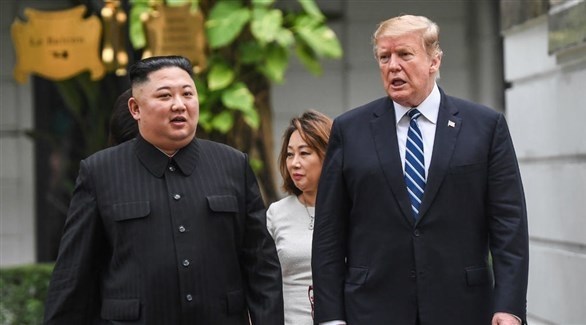 الرئيس الأمريكي دونالد ترامب وزعيم كوريا الشمالية كيم جونغ أون (أرشيف) 