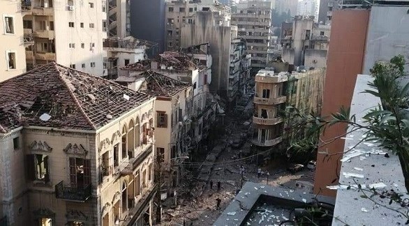 مبانٍ متضررة من انفجار بيروت (أرشيف)