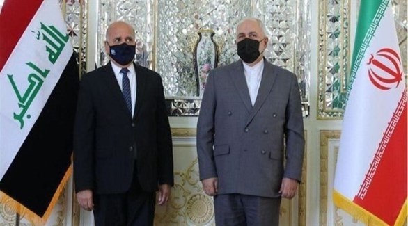 وزير الخارجية الإيراني ونظيره العراقي (إرنا)