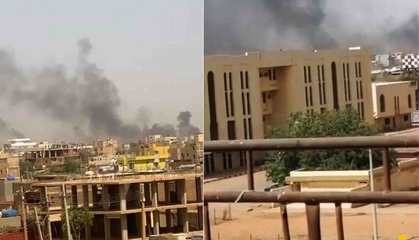 اشتباكات بين طرفي النزاع في السودان بالخرطوم ودارفور (توتير)